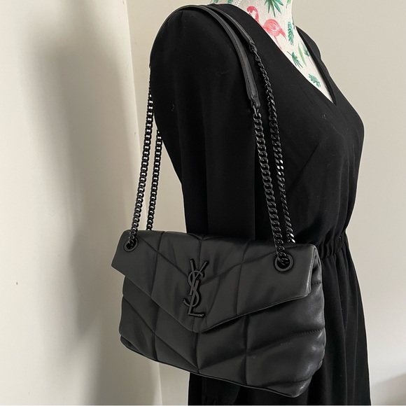 YSL LOU LOU PUFFER IN QUILTED NAPPA LEATHER - Picture 6 of 15